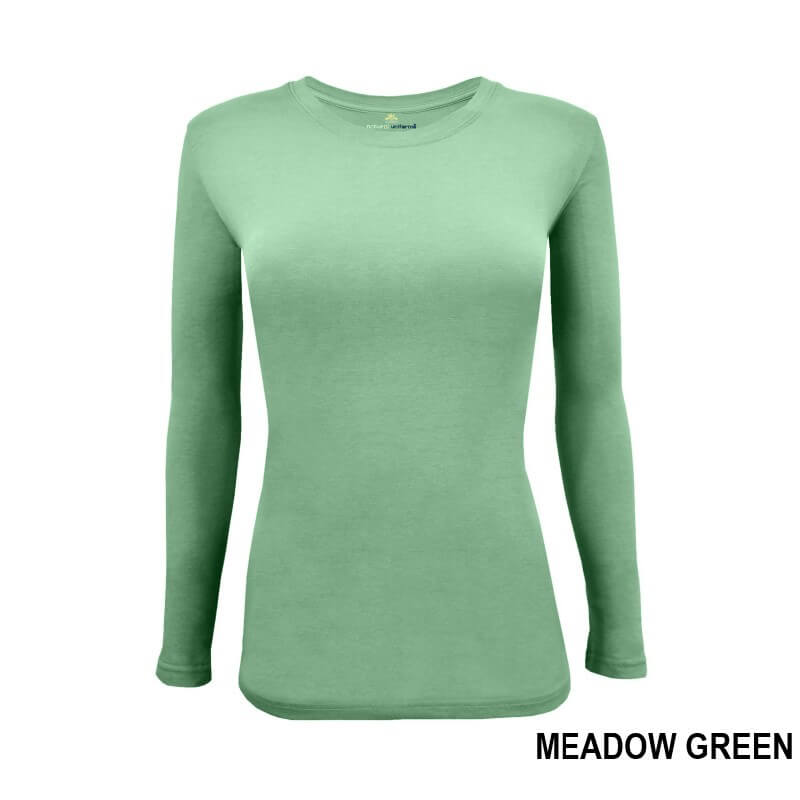 LONG SLEEVE UNDER SCRUB STRETCH CREW NECK T-SHIRT- SCRUB TOP(STYLE# 716)