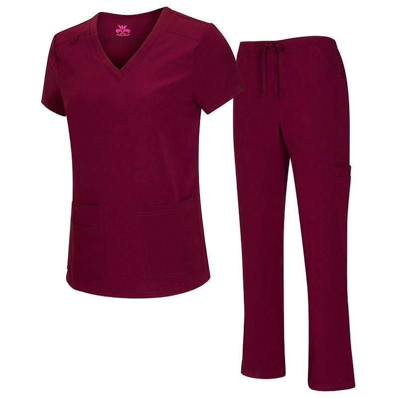 WOMEN’S COOL STRETCH V-NECK TOP AND CARGO PANT SET (STYLE# 8400SET) NOW AVAILABLE IN PETITE
