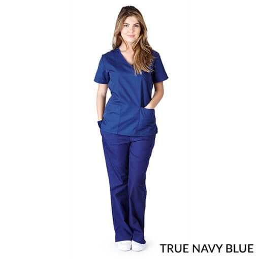 WOMENS MOCK WRAP SCRUB SET (STYLE# MM001)