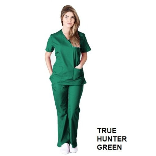 WOMENS MOCK WRAP SCRUB SET (STYLE# MM001)