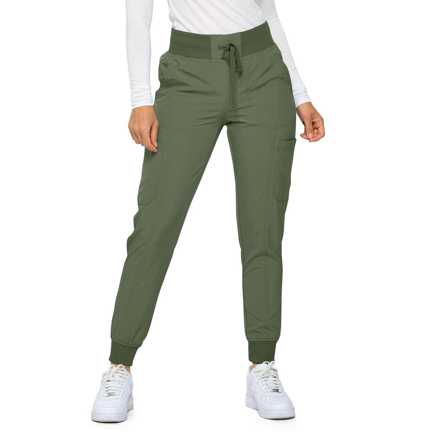 MONARCH WOMEN’S PREMIUM STRETCH JOGGER SCRUB PANTS (STYLE# 3103PANTS)