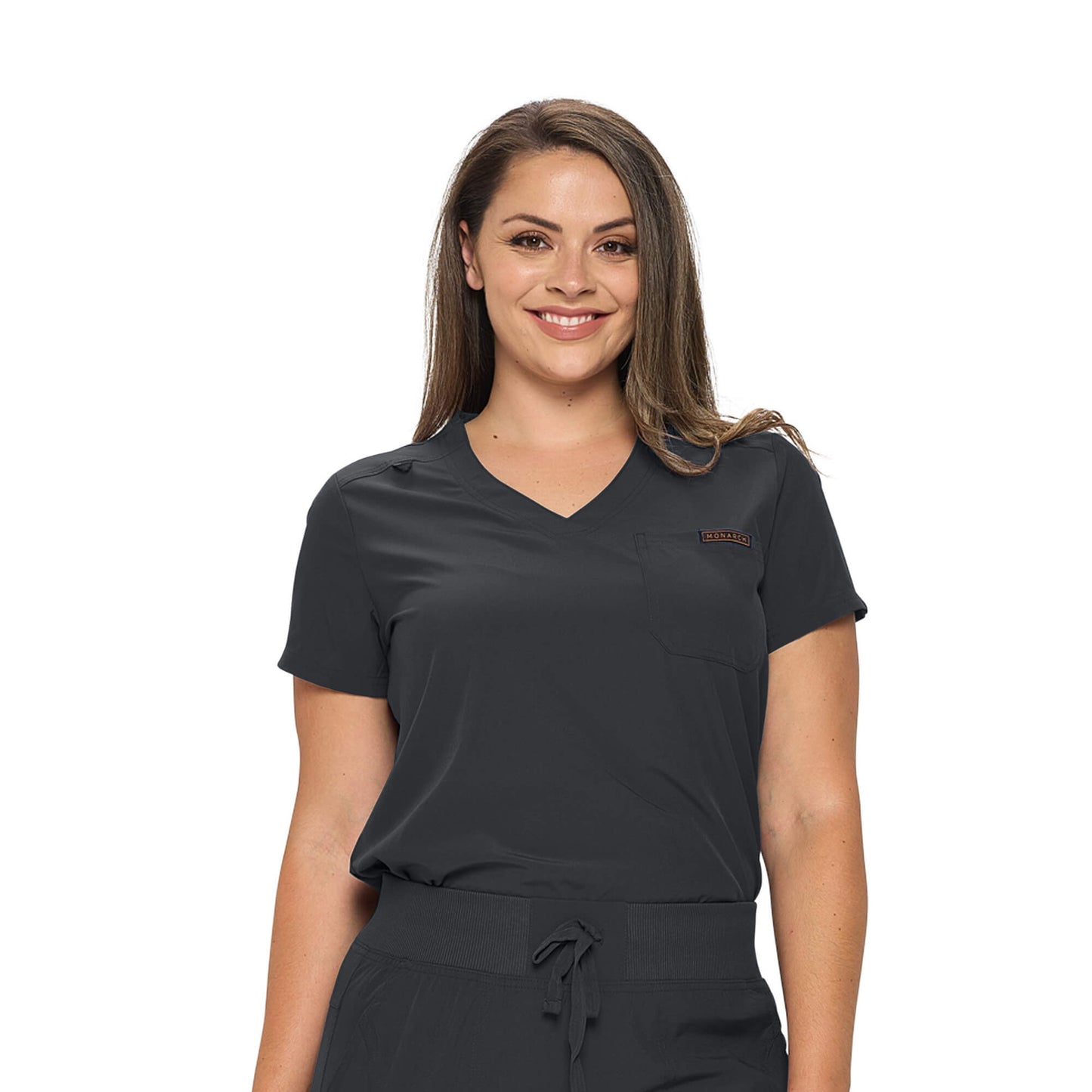 MONARCH WOMEN’S PREMIUM STRETCH JOGGER SCRUB TOP (STYLE# 3103TOP)