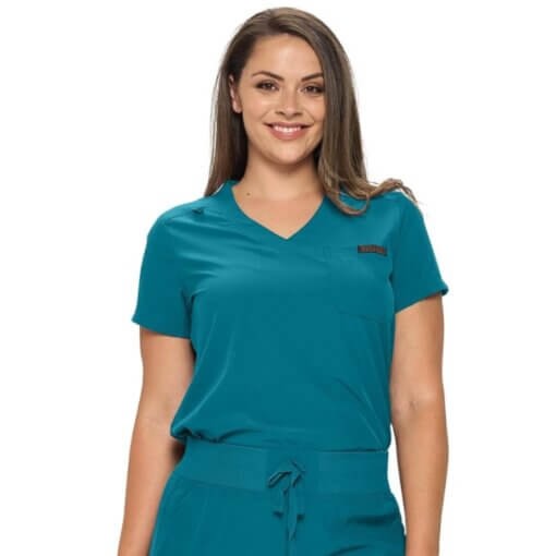 MONARCH WOMEN’S PREMIUM STRETCH JOGGER SCRUB TOP (STYLE# 3103TOP)