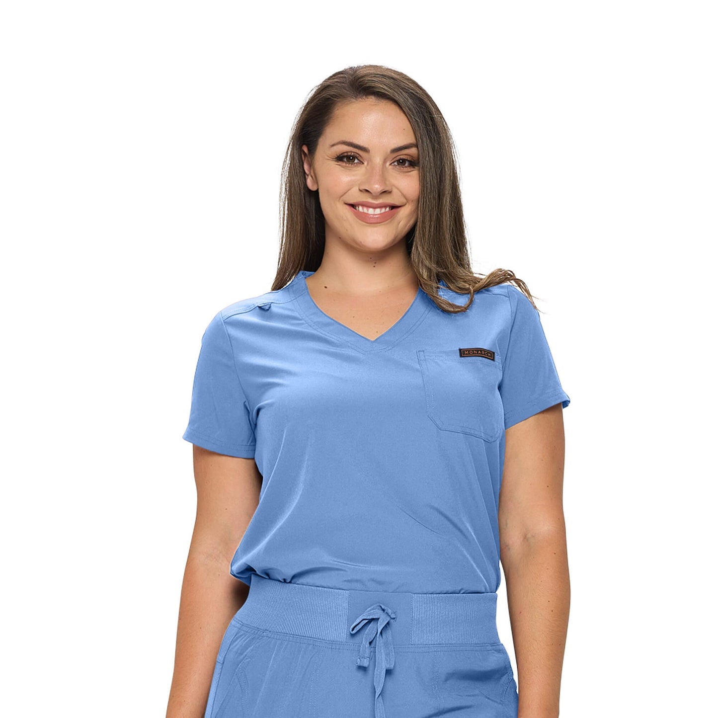MONARCH WOMEN’S PREMIUM STRETCH JOGGER SCRUB TOP (STYLE# 3103TOP)