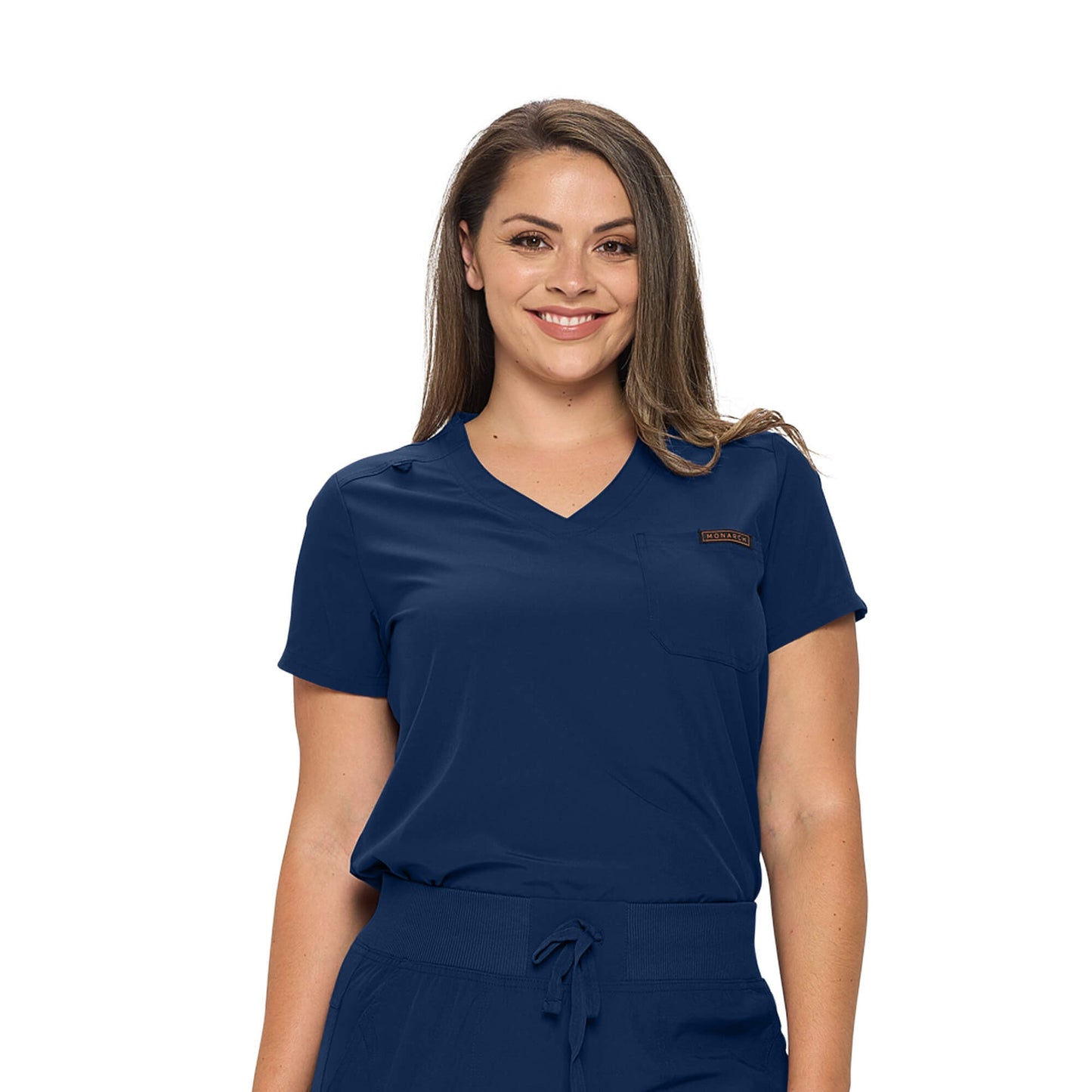 MONARCH WOMEN’S PREMIUM STRETCH JOGGER SCRUB TOP (STYLE# 3103TOP)