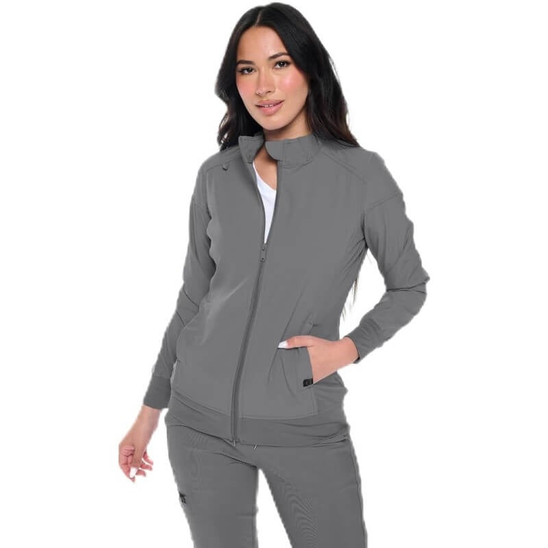 MONARCH WOMEN’S PREMIUM STRETCH ZIPPERED WARM-UP JACKET (STYLE# 3101)
