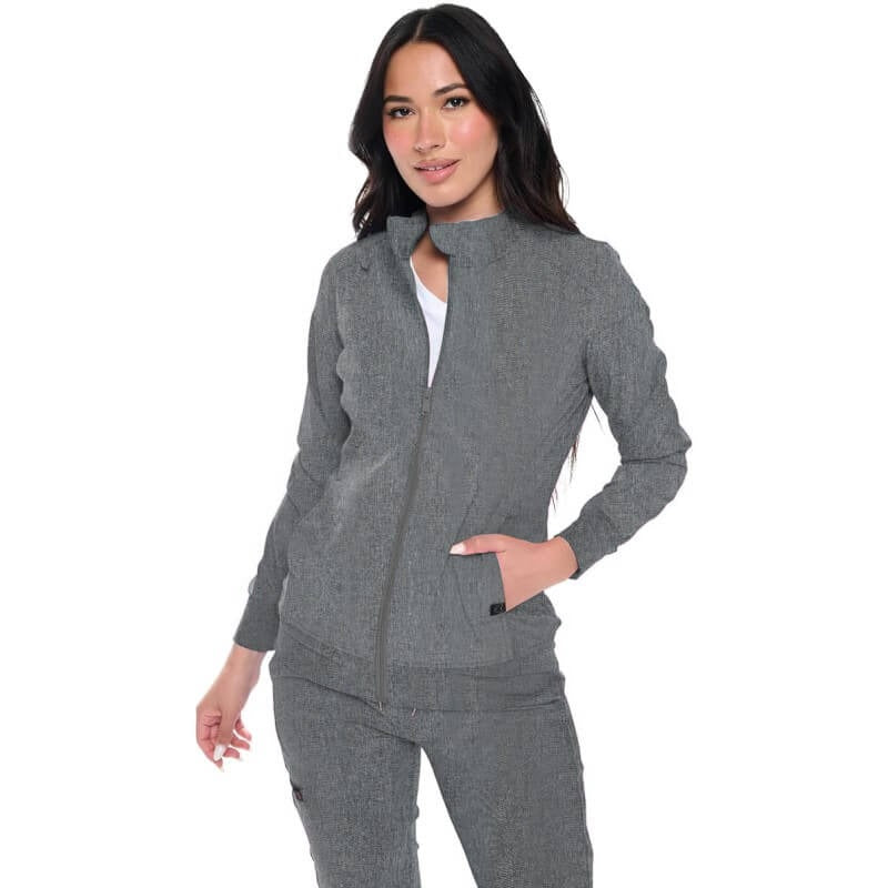 MONARCH WOMEN’S PREMIUM STRETCH ZIPPERED WARM-UP JACKET (STYLE# 3101)
