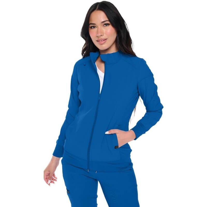 MONARCH WOMEN’S PREMIUM STRETCH ZIPPERED WARM-UP JACKET (STYLE# 3101)