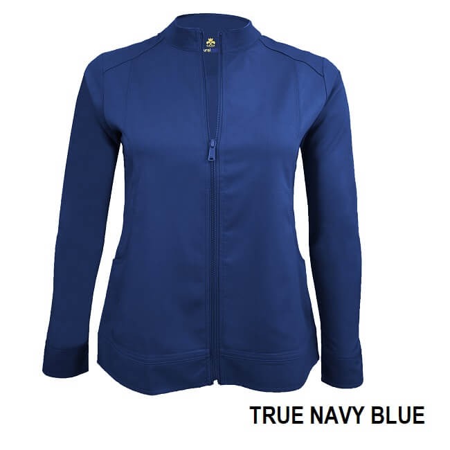WOMEN’S ULTRA SOFT FRONT ZIP WARM-UP SCRUB JACKET (STYLE# 5200)