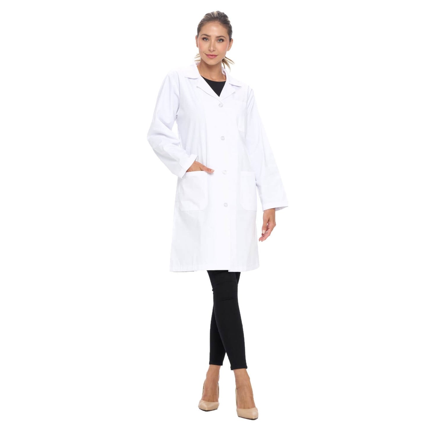 WOMENS 3 POCKET LABCOAT (STYLE# 1516)