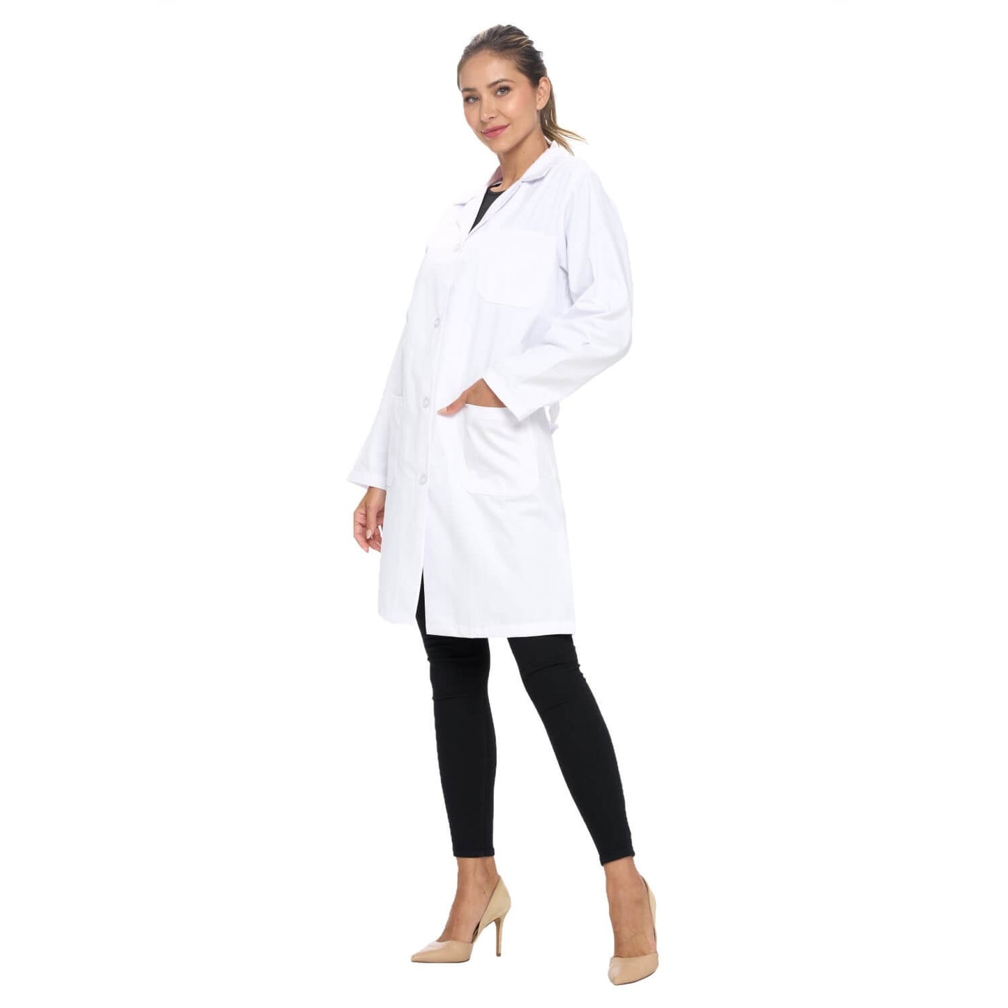 WOMENS 3 POCKET LABCOAT (STYLE# 1516)