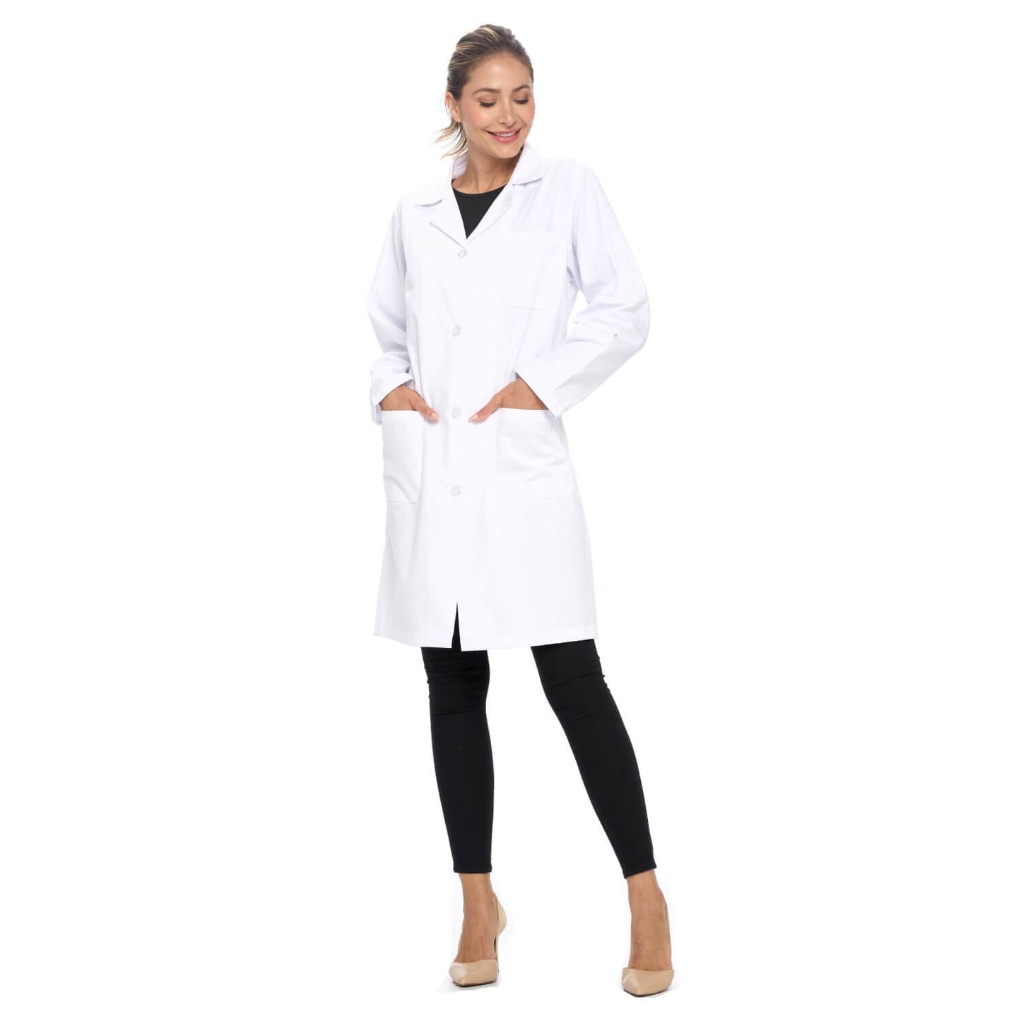 WOMENS 3 POCKET LABCOAT (STYLE# 1516)