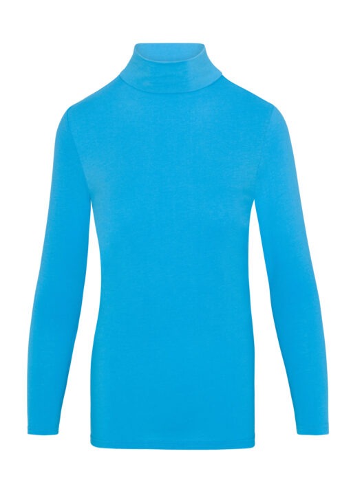 WOMEN’S LONG SLEEVE MOCK TURTLE-NECK T-SHIRT UNDER SCRUB (STYLE# 7169)