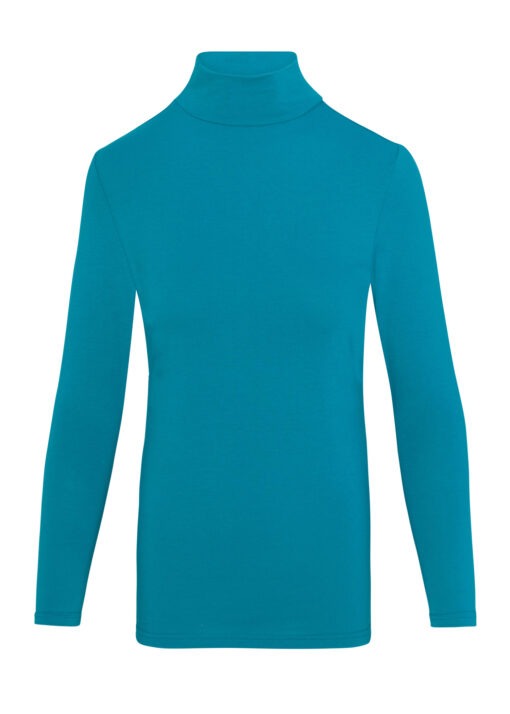 WOMEN’S LONG SLEEVE MOCK TURTLE-NECK T-SHIRT UNDER SCRUB (STYLE# 7169)