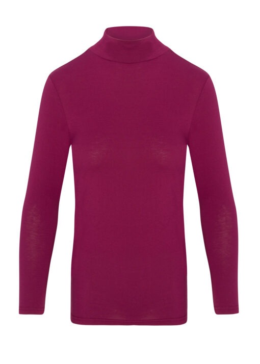 WOMEN’S LONG SLEEVE MOCK TURTLE-NECK T-SHIRT UNDER SCRUB (STYLE# 7169)