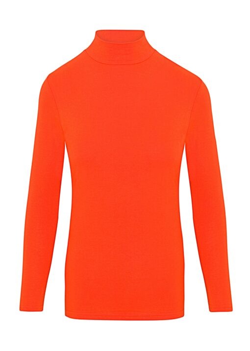 WOMEN’S LONG SLEEVE MOCK TURTLE-NECK T-SHIRT UNDER SCRUB (STYLE# 7169)
