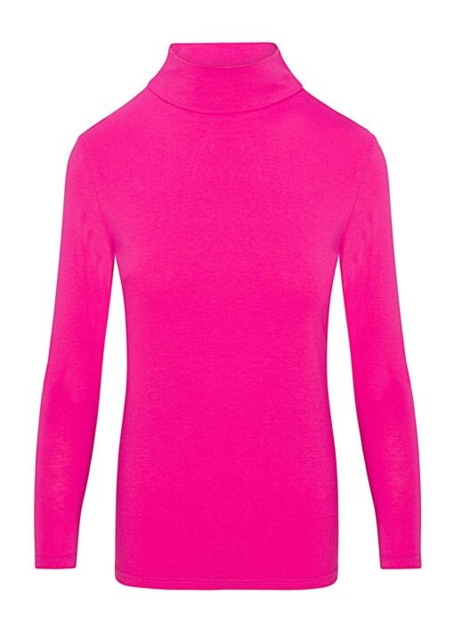 WOMEN’S LONG SLEEVE MOCK TURTLE-NECK T-SHIRT UNDER SCRUB (STYLE# 7169)