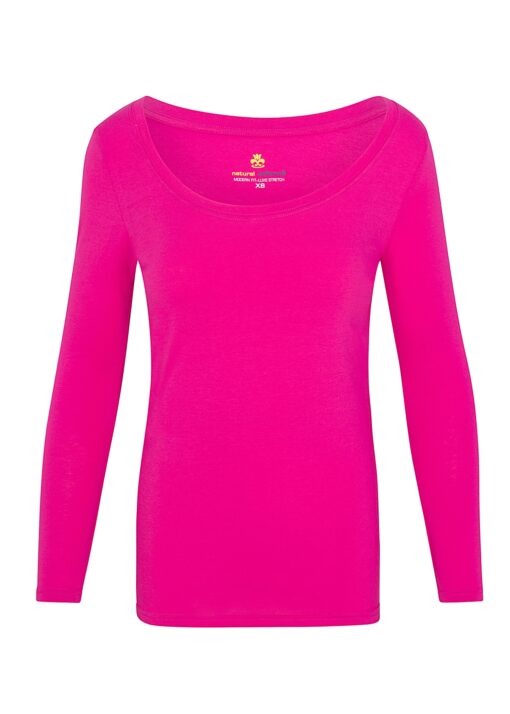 WOMEN’S LONG SLEEVE EXTRA WIDE SCOOP-NECK T-SHIRT UNDER SCRUB (STYLE# 7168)