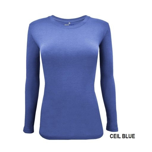 LONG SLEEVE UNDER SCRUB STRETCH CREW NECK T-SHIRT- SCRUB TOP(STYLE# 716)