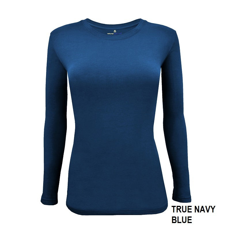 LONG SLEEVE UNDER SCRUB STRETCH CREW NECK T-SHIRT- SCRUB TOP(STYLE# 716)