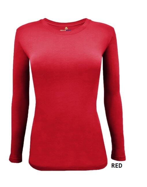 LONG SLEEVE UNDER SCRUB STRETCH CREW NECK T-SHIRT- SCRUB TOP(STYLE# 716)