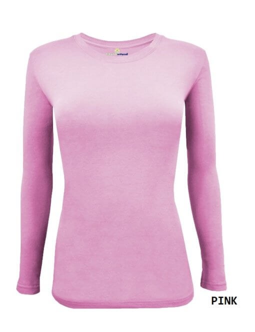 LONG SLEEVE UNDER SCRUB STRETCH CREW NECK T-SHIRT- SCRUB TOP(STYLE# 716)