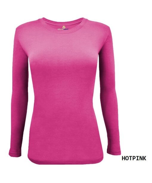 LONG SLEEVE UNDER SCRUB STRETCH CREW NECK T-SHIRT- SCRUB TOP(STYLE# 716)
