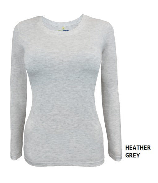 LONG SLEEVE UNDER SCRUB STRETCH CREW NECK T-SHIRT- SCRUB TOP(STYLE# 716)