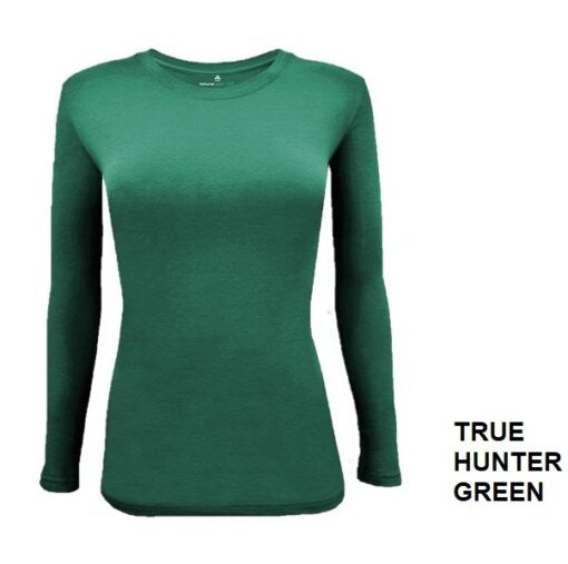 LONG SLEEVE UNDER SCRUB STRETCH CREW NECK T-SHIRT- SCRUB TOP(STYLE# 716)