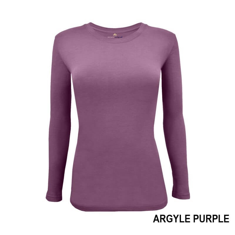 LONG SLEEVE UNDER SCRUB STRETCH CREW NECK T-SHIRT- SCRUB TOP(STYLE# 716)