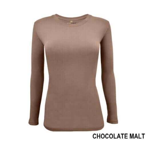 LONG SLEEVE UNDER SCRUB STRETCH CREW NECK T-SHIRT- SCRUB TOP(STYLE# 716)