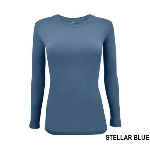 LONG SLEEVE UNDER SCRUB STRETCH CREW NECK T-SHIRT- SCRUB TOP(STYLE# 716)