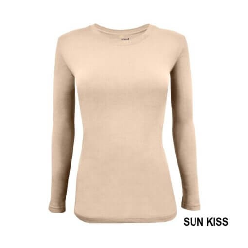 LONG SLEEVE UNDER SCRUB STRETCH CREW NECK T-SHIRT- SCRUB TOP(STYLE# 716)