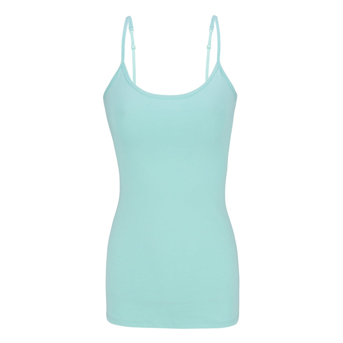 BASIC CAMISOLE WITH ADJUSTABLE SPAGHETTI STRAP TANK TOP (STYLE# 712)