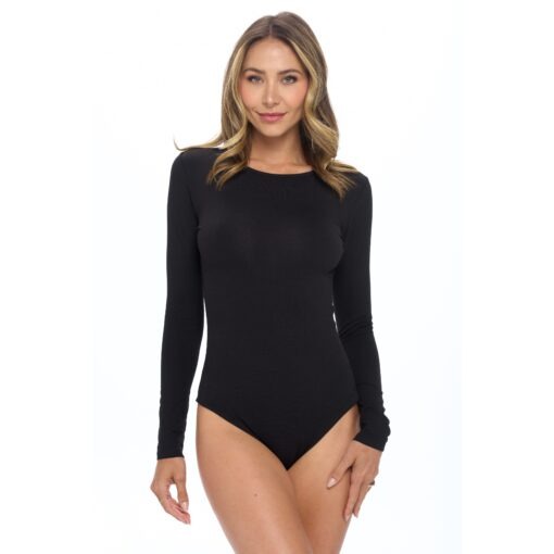 WOMEN’S LONG SLEEVE BODY SUIT-BREATHABLE COTTON STRETCH (STYLE# 7180)