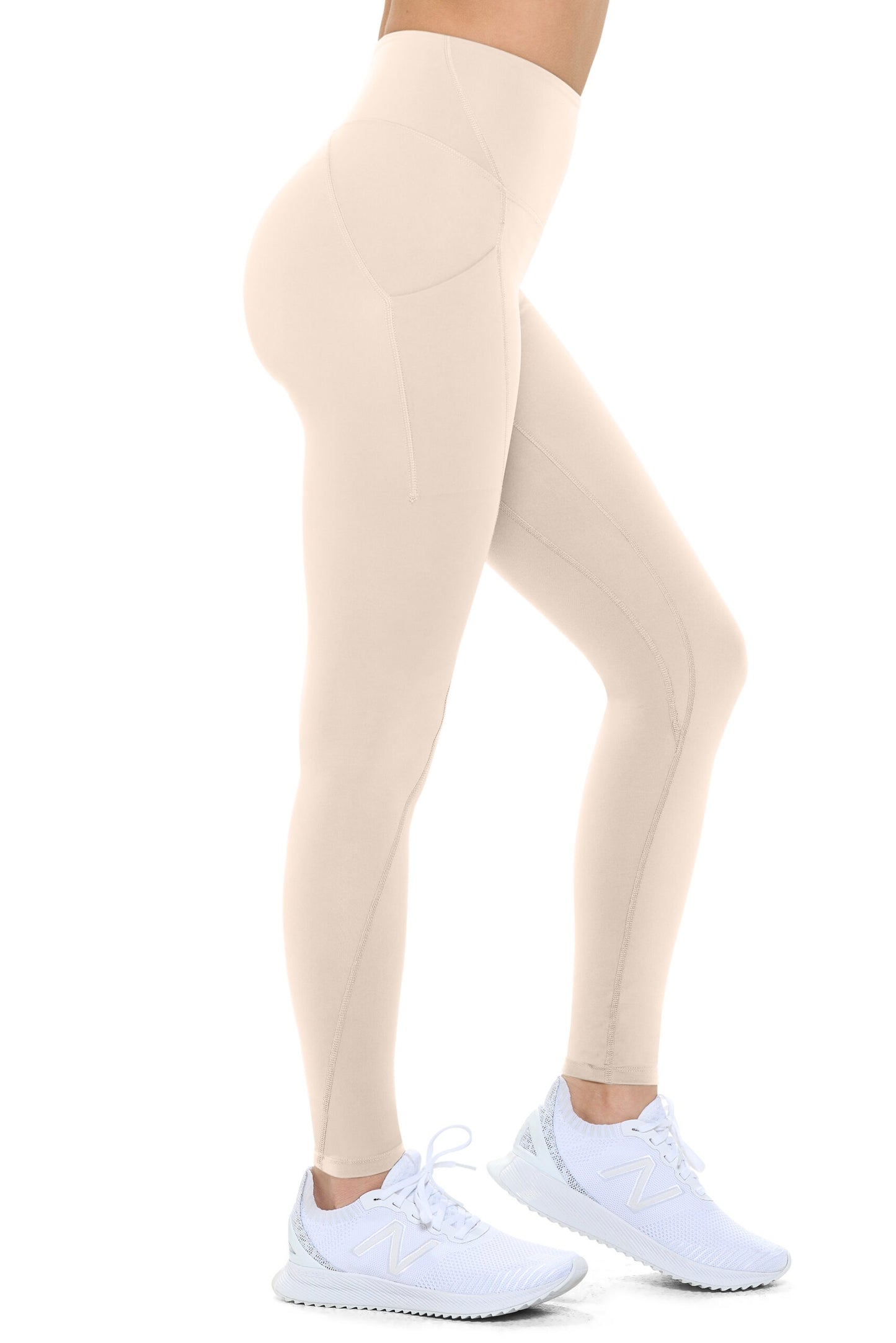 WOMEN’S HIGH WAIST BOTTOM LIFTLING NYLON YOGA LEGGINGS (STYLE# 6200)