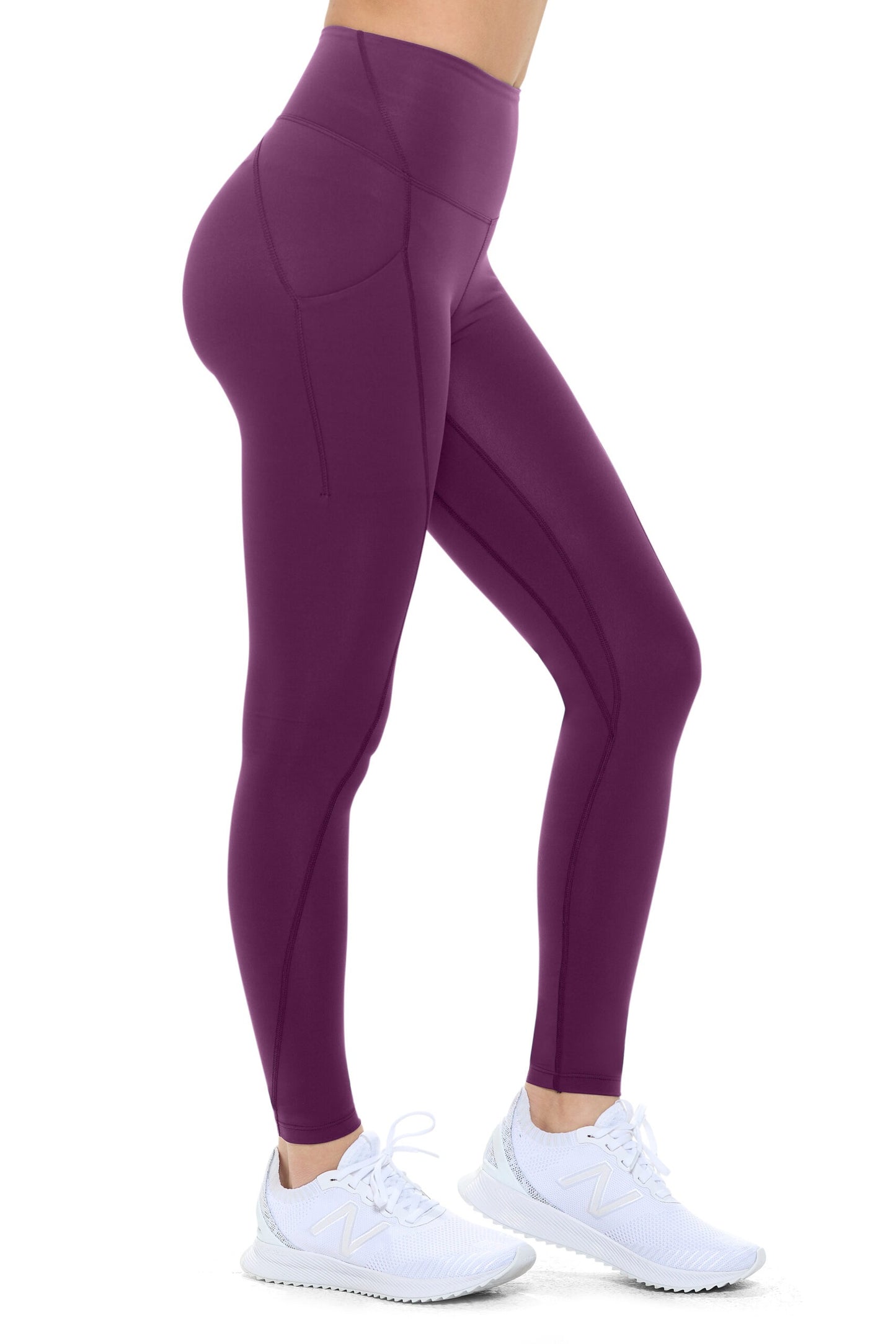 WOMEN’S HIGH WAIST BOTTOM LIFTLING NYLON YOGA LEGGINGS (STYLE# 6200)