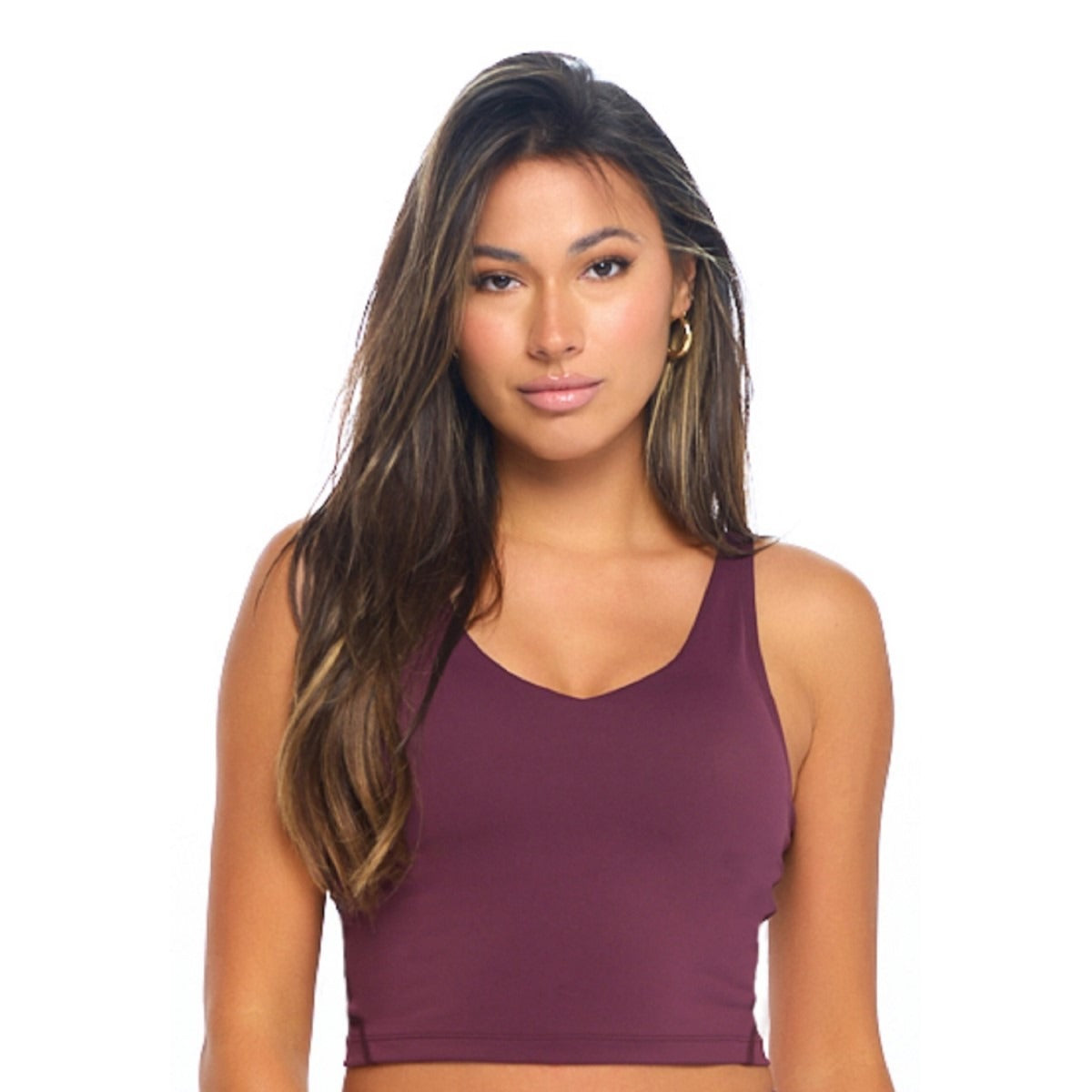 WOMEN’S LONGLINE WIREFREE PADDED MEDIUM SUPPORT SPORTS BRA (STYLE# 6150)