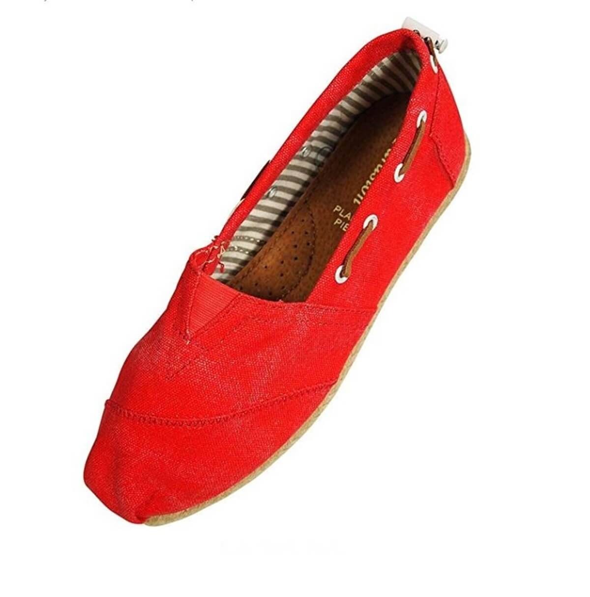 Ladies Canvas Slip-On Loafer (STYLE# 1782)