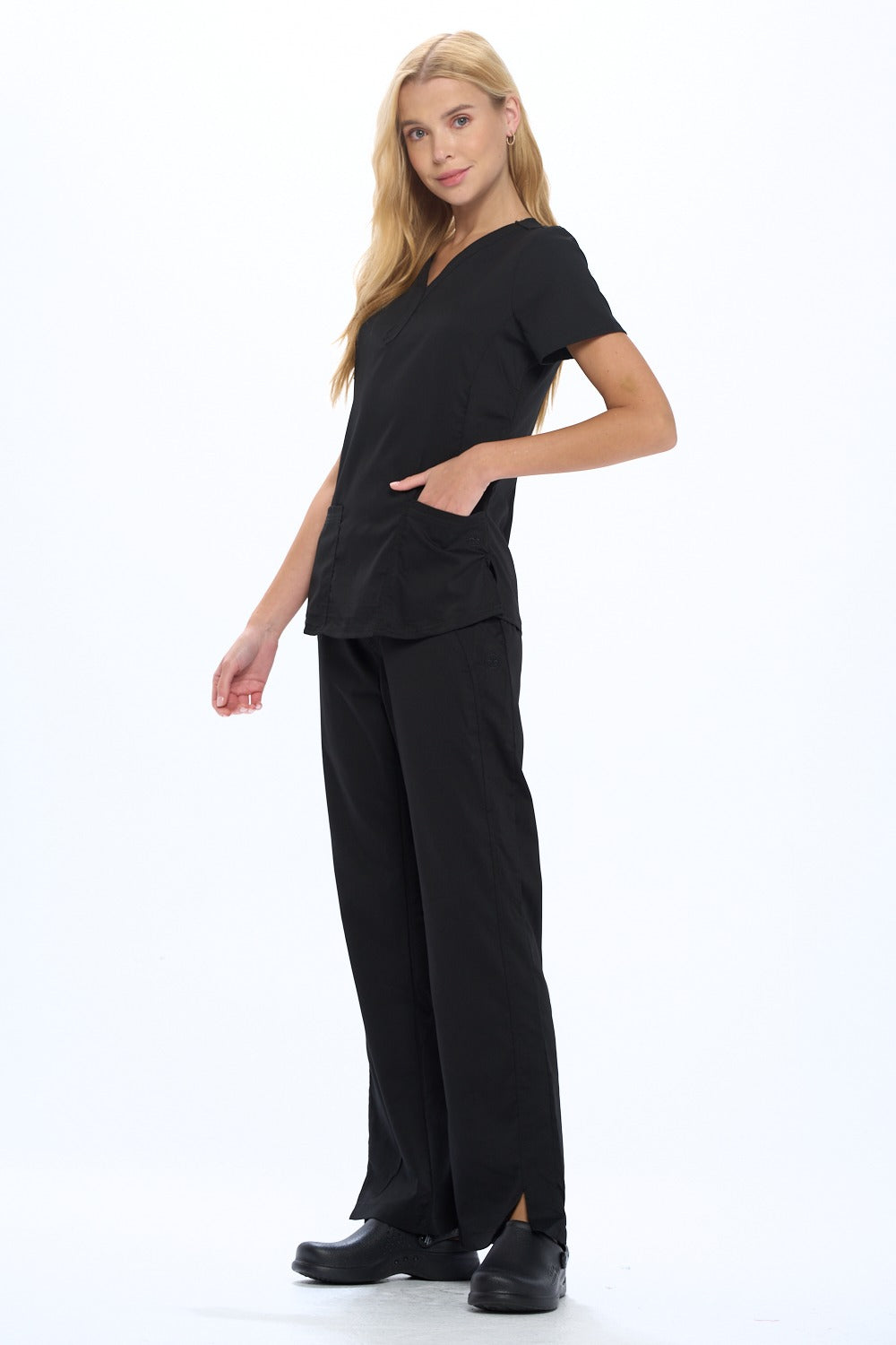 ULTRASOFT STRETCH DROP NECK 2 POCKET SCRUB SET (STYLE# 8200SET)