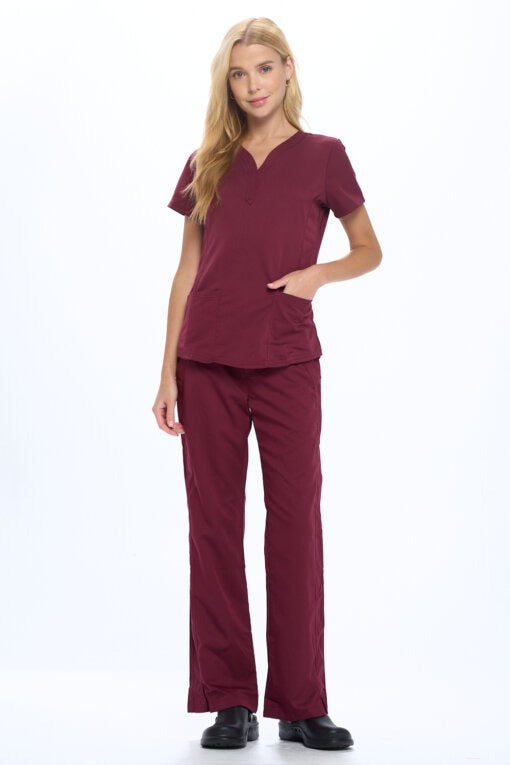 ULTRASOFT STRETCH DROP NECK 2 POCKET SCRUB SET (STYLE# 8200SET)