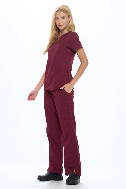 ULTRASOFT STRETCH DROP NECK 2 POCKET SCRUB SET (STYLE# 8200SET)