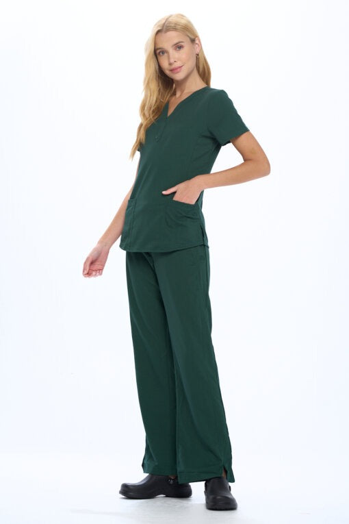 ULTRASOFT STRETCH DROP NECK 2 POCKET SCRUB SET (STYLE# 8200SET)