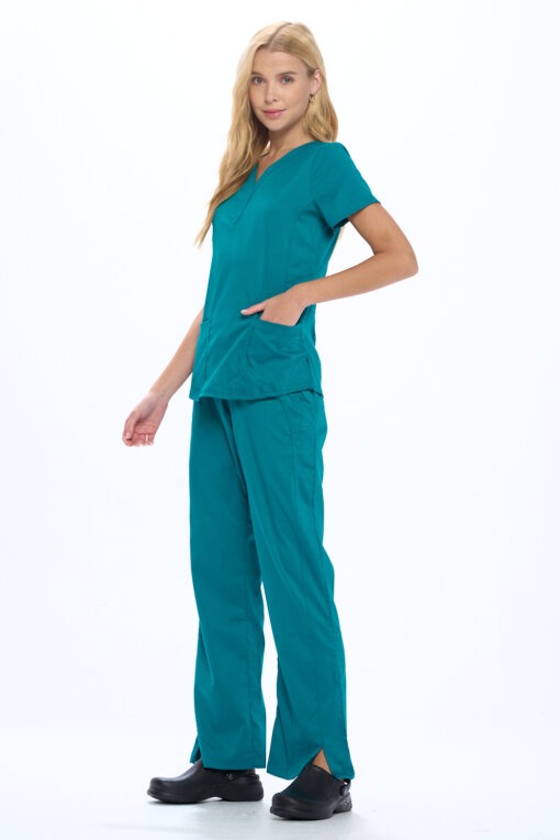 ULTRASOFT STRETCH DROP NECK 2 POCKET SCRUB SET (STYLE# 8200SET)