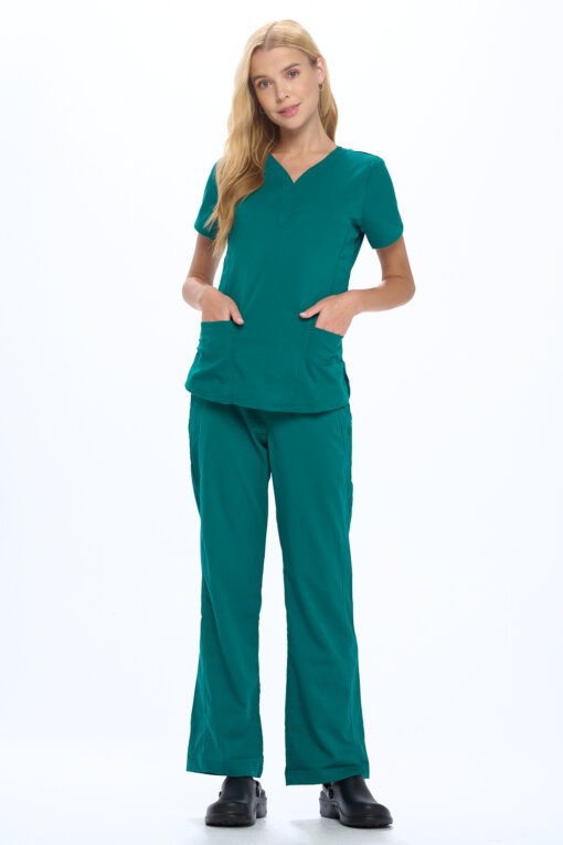 ULTRASOFT STRETCH DROP NECK 2 POCKET SCRUB SET (STYLE# 8200SET)