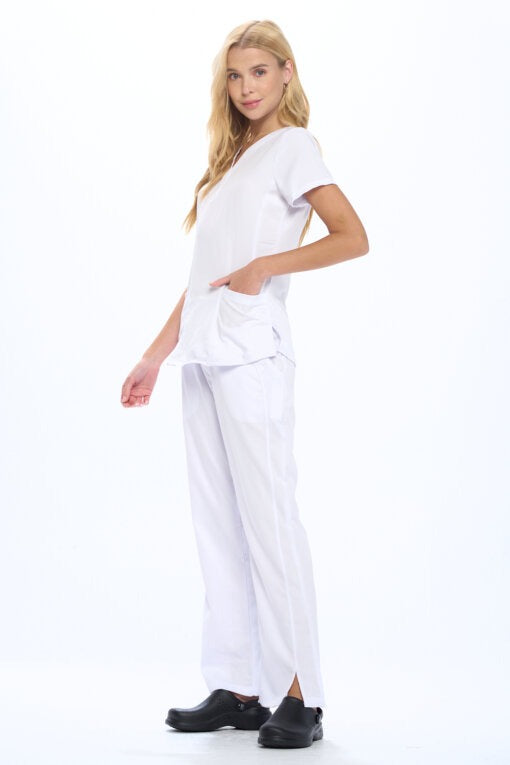 ULTRASOFT STRETCH DROP NECK 2 POCKET SCRUB SET (STYLE# 8200SET)