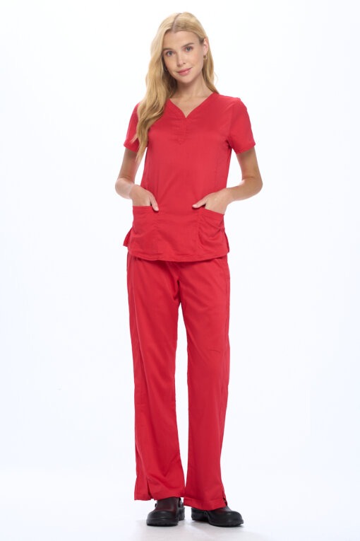 ULTRASOFT STRETCH DROP NECK 2 POCKET SCRUB SET (STYLE# 8200SET)