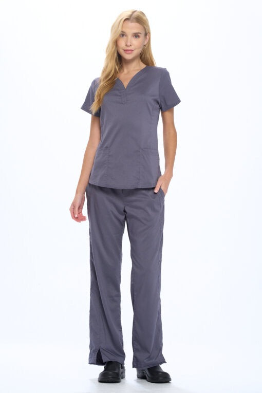 ULTRASOFT STRETCH DROP NECK 2 POCKET SCRUB SET (STYLE# 8200SET)