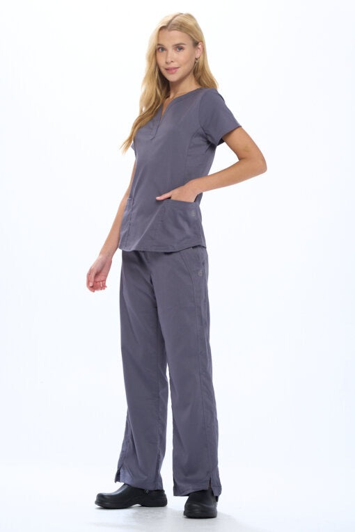 ULTRASOFT STRETCH DROP NECK 2 POCKET SCRUB SET (STYLE# 8200SET)
