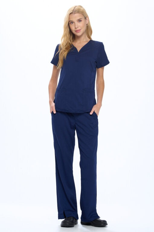 ULTRASOFT STRETCH DROP NECK 2 POCKET SCRUB SET (STYLE# 8200SET)